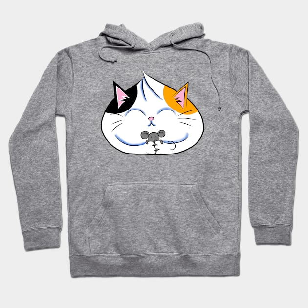 Cat & Mouse Dumpling Hoodie by JECreate